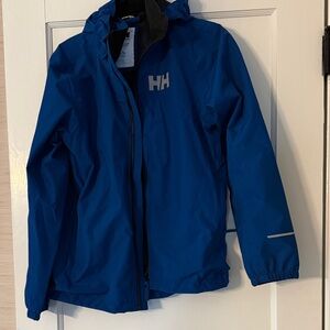 Helly Hansen Royal Blue Waterproof Jacket Boys